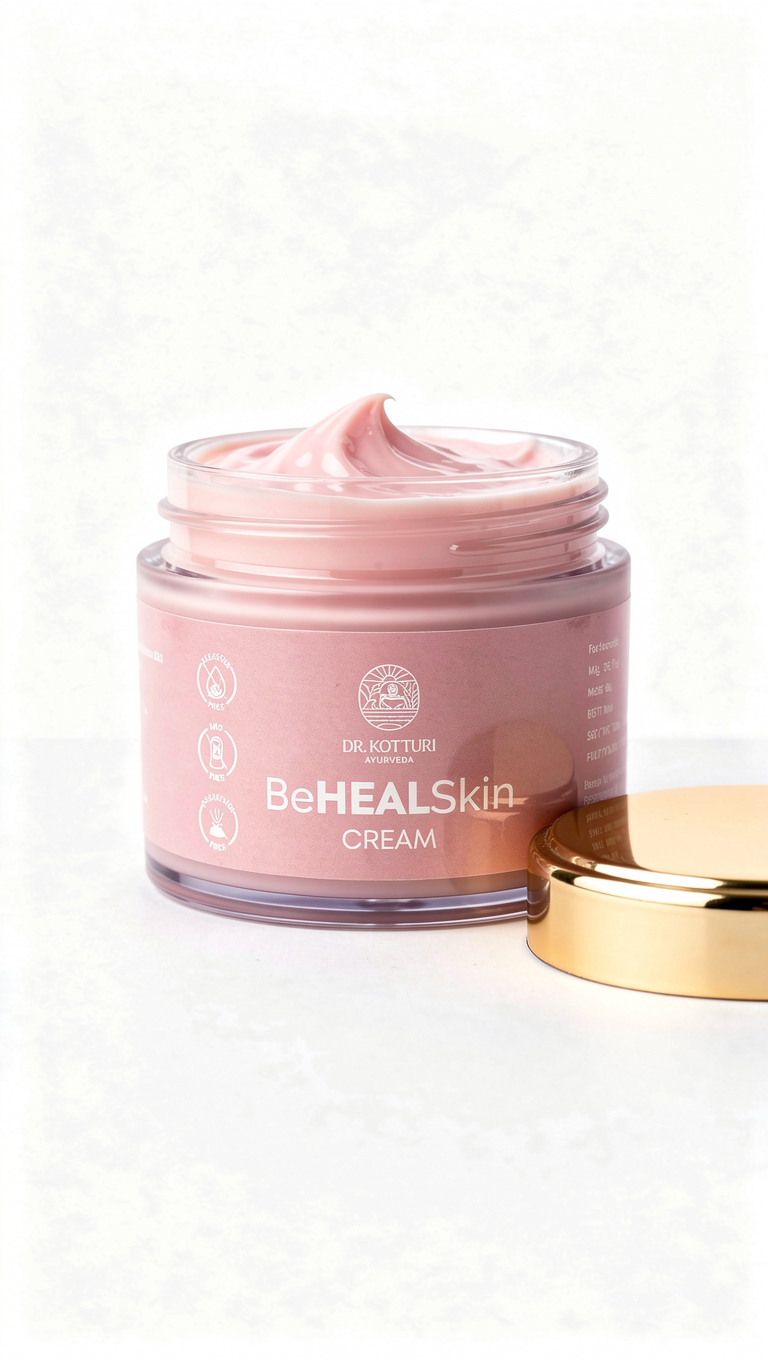 Dr. Kotturi Ayurveda BeHEALSkin Cream - 80G | Ayurvedic Formulation for Psoriasis-Prone Skin - Image 2